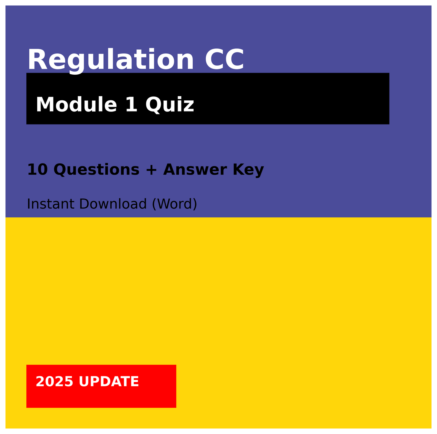 Regulation CC Training Quiz – Module 1 (Funds Availability Rules) | Jay Get It